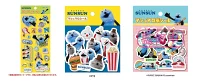 【セット商品】パペットスンスン シール3種セット（ぷくぷくシール + マシュマロシール + マシュマロ風シール2）