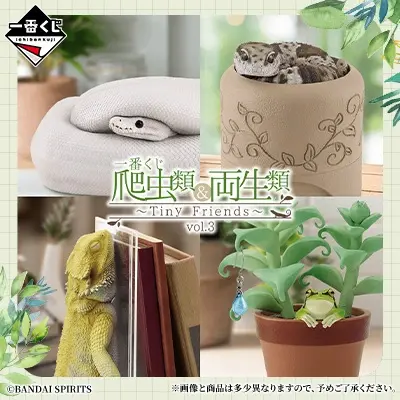 一番くじ 爬虫類&両生類~Tiny Friends~vol.3