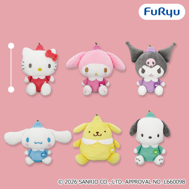 サンリオキャラクターズ ナムコで推し色！～カラフルチューリップ～ぬいぐるみ