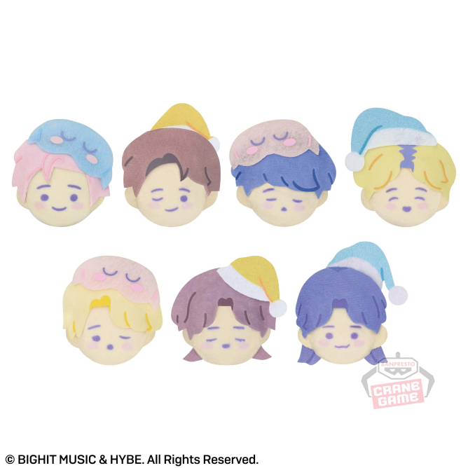 TinyTAN Sweet Dreams ぬいぐるみバッジ