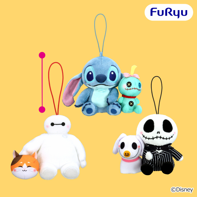 ディズニーキャラクター FukuFuku ペアマスコット