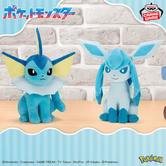 ポケットモンスター もふぐっとぬいぐるみ イーブイフレンズ～シャワーズ・グレイシア～