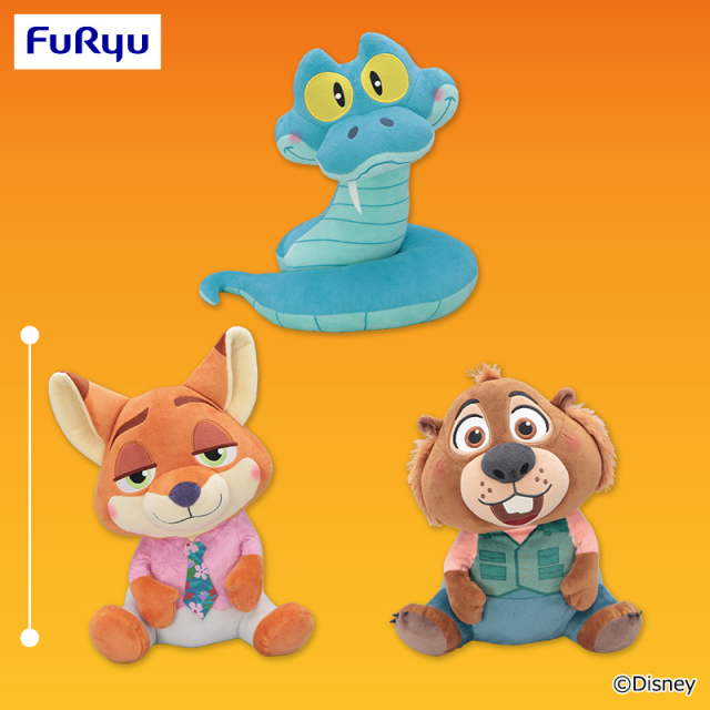 ズートピア2 こてっとぺったん BIGぬいぐるみ～ニックアソート～