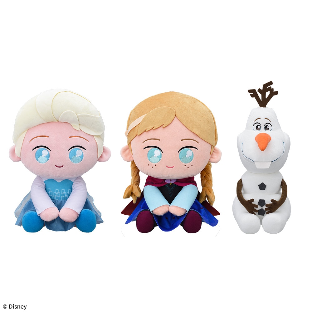 エルサ&アナ&オラフ　うるりぃみぃ　ぬいぐるみ