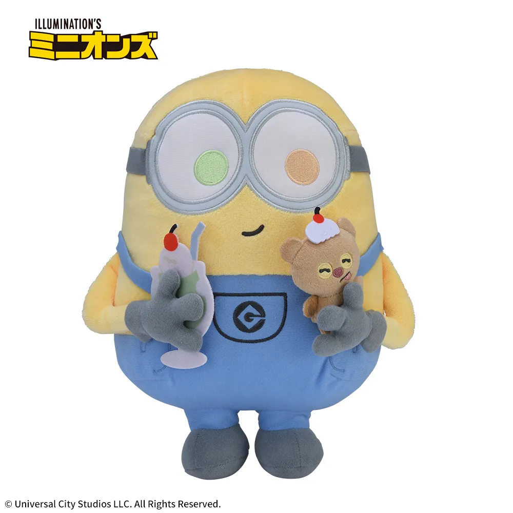 ミニオンLぬいぐるみ“ボブ&ティム”クリームソーダ