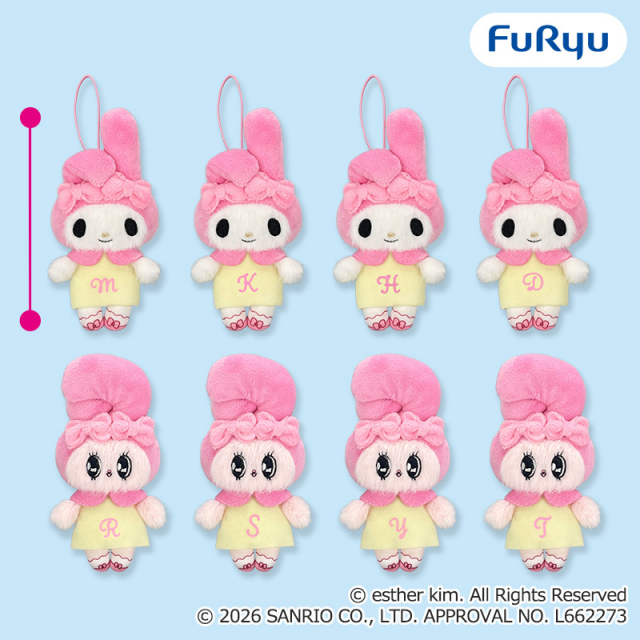 エスターバニー×マイメロディ イニシャルマスコット