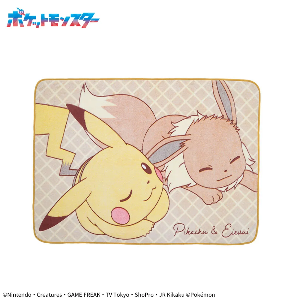 ポケットモンスタープラチナムザッカfuwa&hugブランケット～ピカチュウ&イーブイ～Vol.2