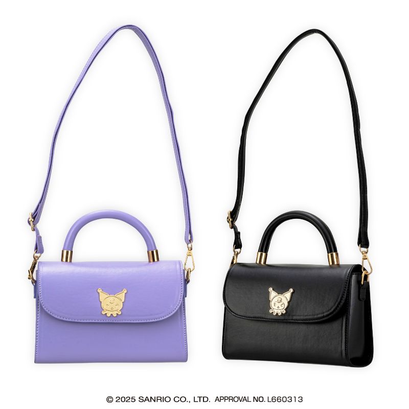 クロミ 持ち手付きロングストラップショルダープレートバッグ