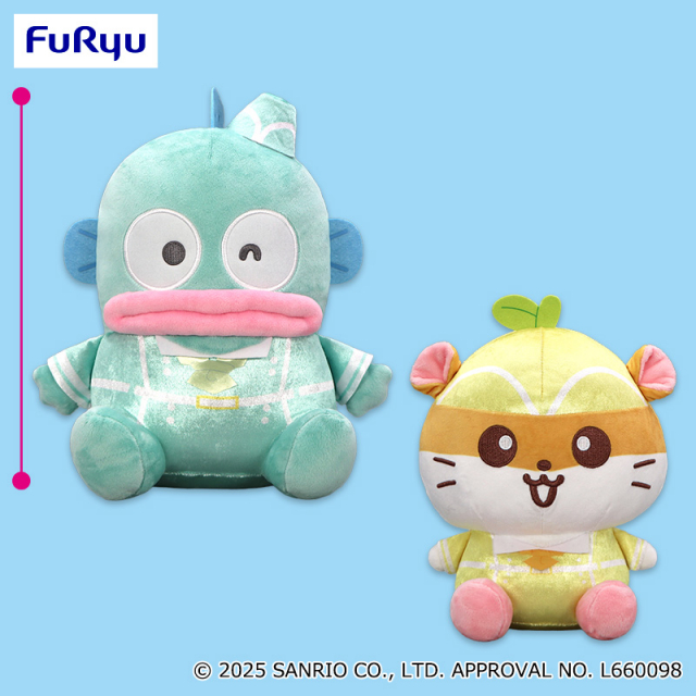 サンリオキャラクターズ ぽよよんえあぽ~とBIGぬいぐるみ~ハンギョドン・コロコロクリリン~