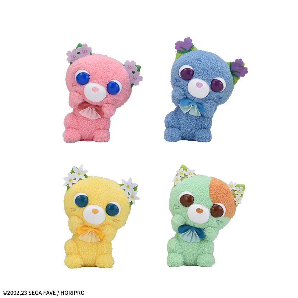 お茶猫ひょこぴょこぬいぐるみ