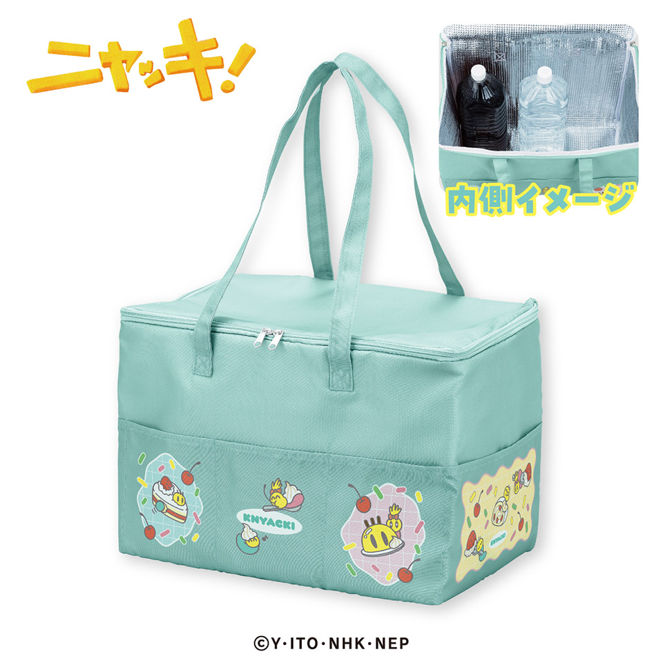 ニャッキ！　ひんやりカゴバッグ