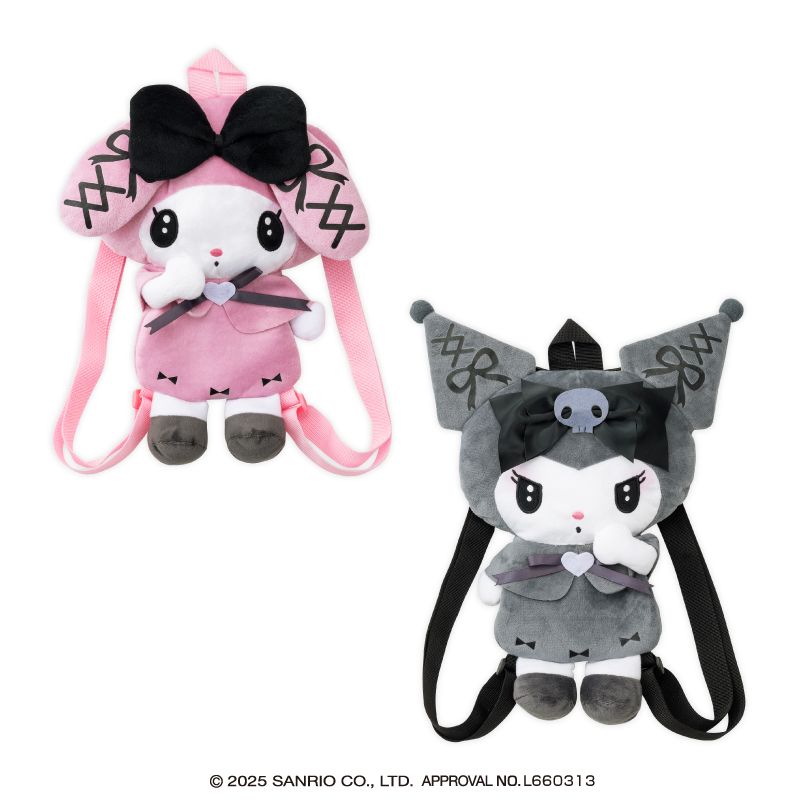 マイメロディ♡クロミ 真夜中のメロクロぬいぐるみリュック4