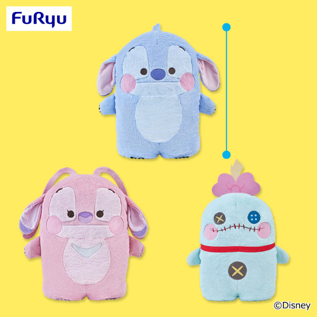 ディズニー　スティッチ ならべてどーみぃふれんず おおきい！ぬいぐるみ
