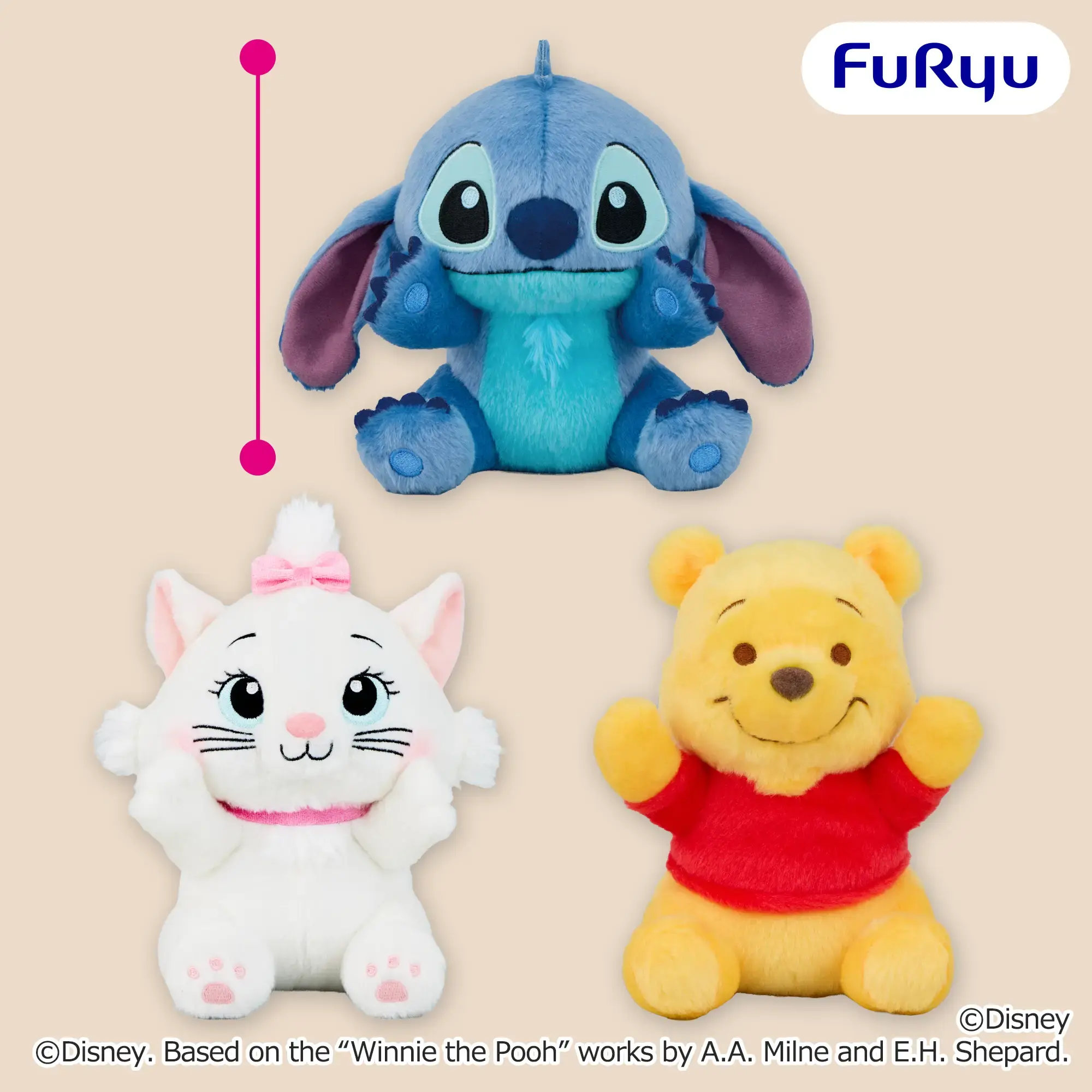 ディズニーキャラクター るっくみーぬいぐるみ