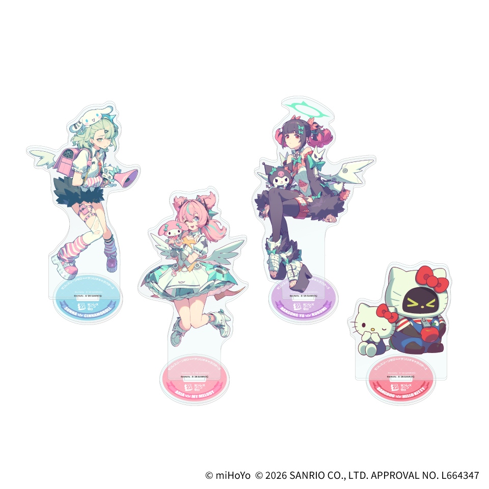 ゼンレスゾーンゼロ×サンリオキャラクターズ アクリルスタンド～GiGO限定～