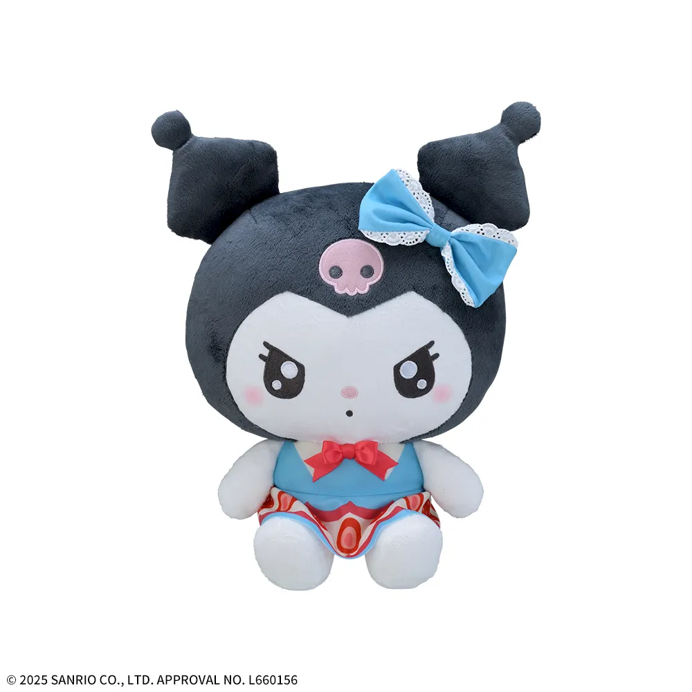 ゆるかわ　サンリオキャラクターズ　Lぬいぐるみ“クロミ” ANNIVERSARY PARTY