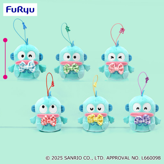 ハンギョドン イニシャルチャーム付きいろんな表情マスコット