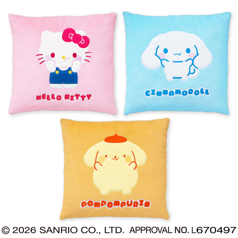 サンリオキャラクターズ ぷにきゅきゅもこっとクッション