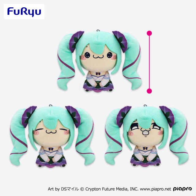 初音ミク もちぴこぬいぐるみーあさがおー