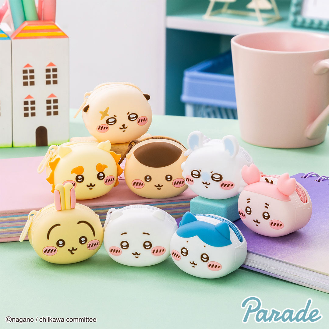ちいかわ おかおミニシリコンポーチ