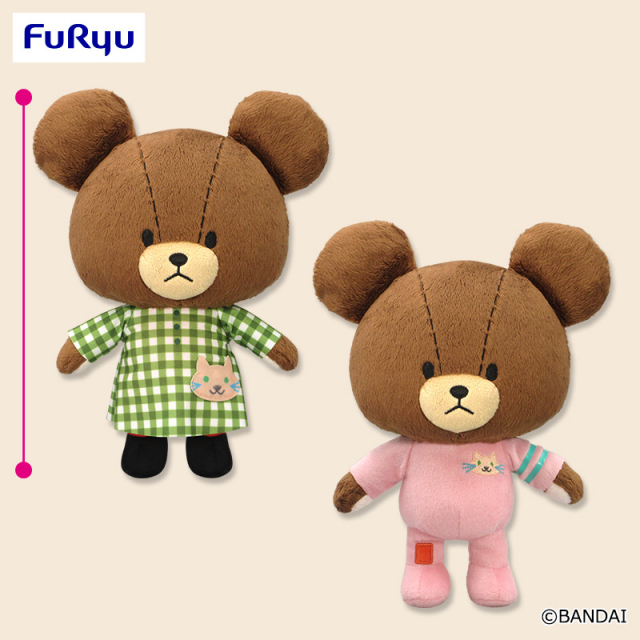 くまのがっこう ジャッキーとねこBIGぬいぐるみ