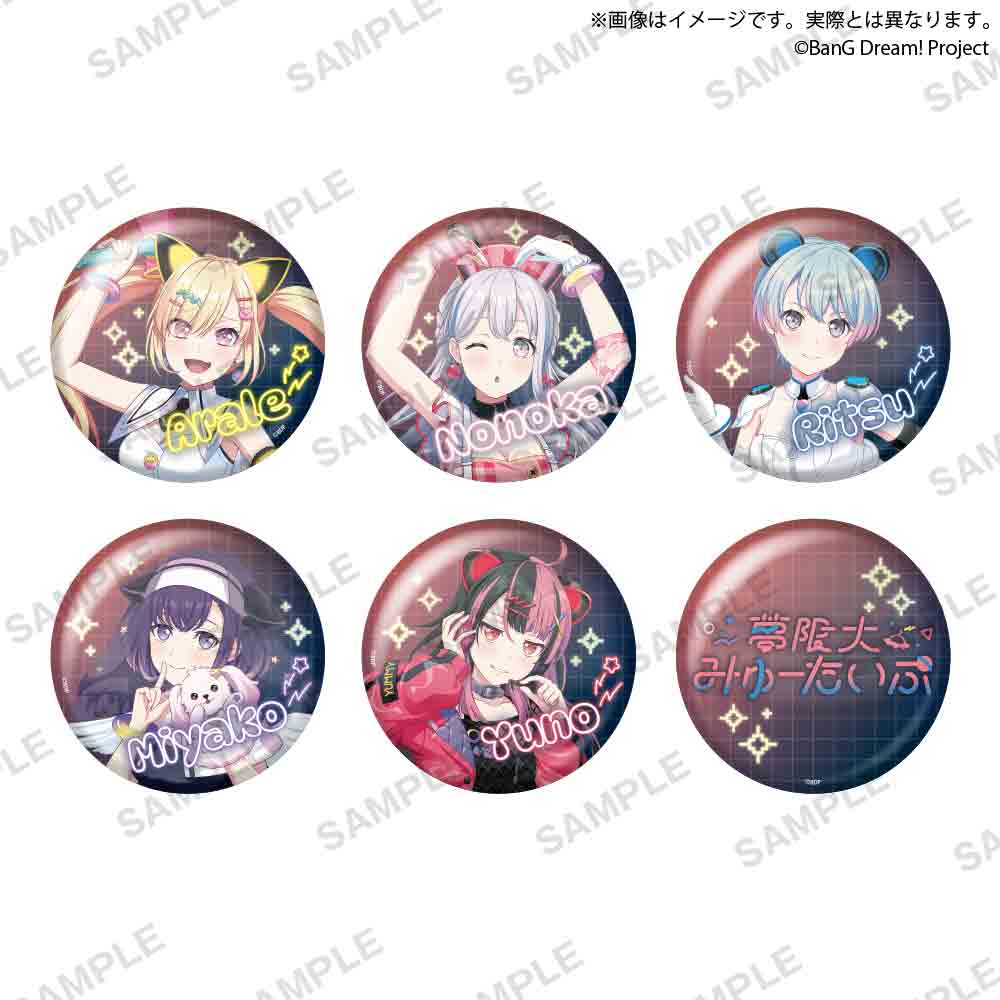 BanG Dream! ホログラムビッグ缶バッジ 夢限大みゅーたいぷ NEOAKIBA CULTURE ver.