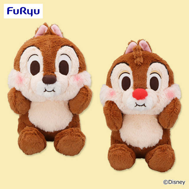 チップ＆デール FukuFuku ほっぺぷっくりBIGぬいぐるみ