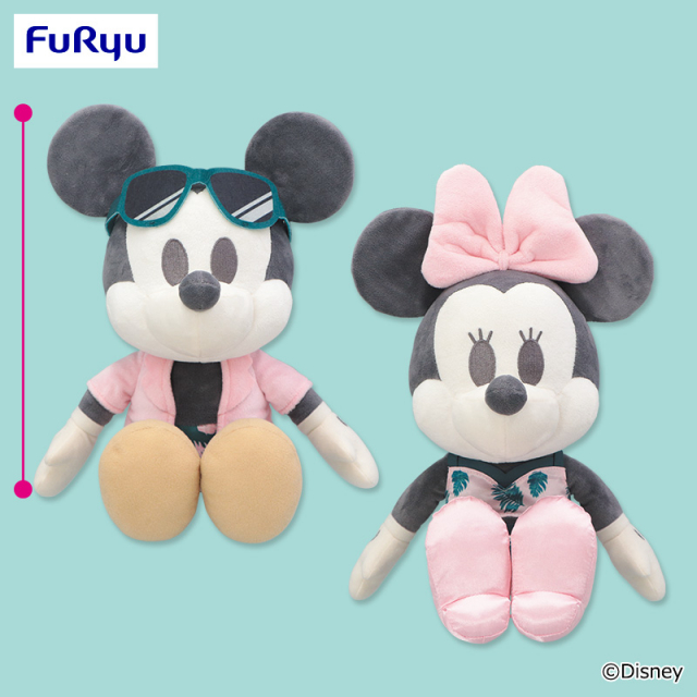 ミッキー＆ミニー デココレ スイムウェアBIGぬいぐるみ