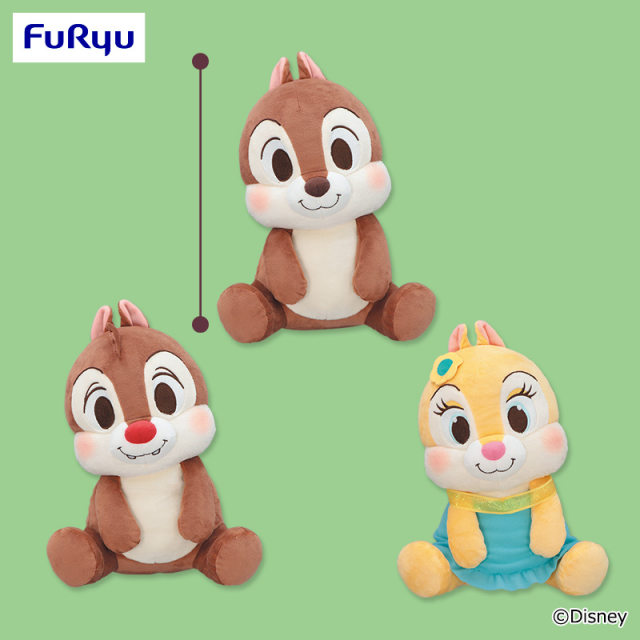 ミッキー＆フレンズ こてっとぺったん BIGぬいぐるみ