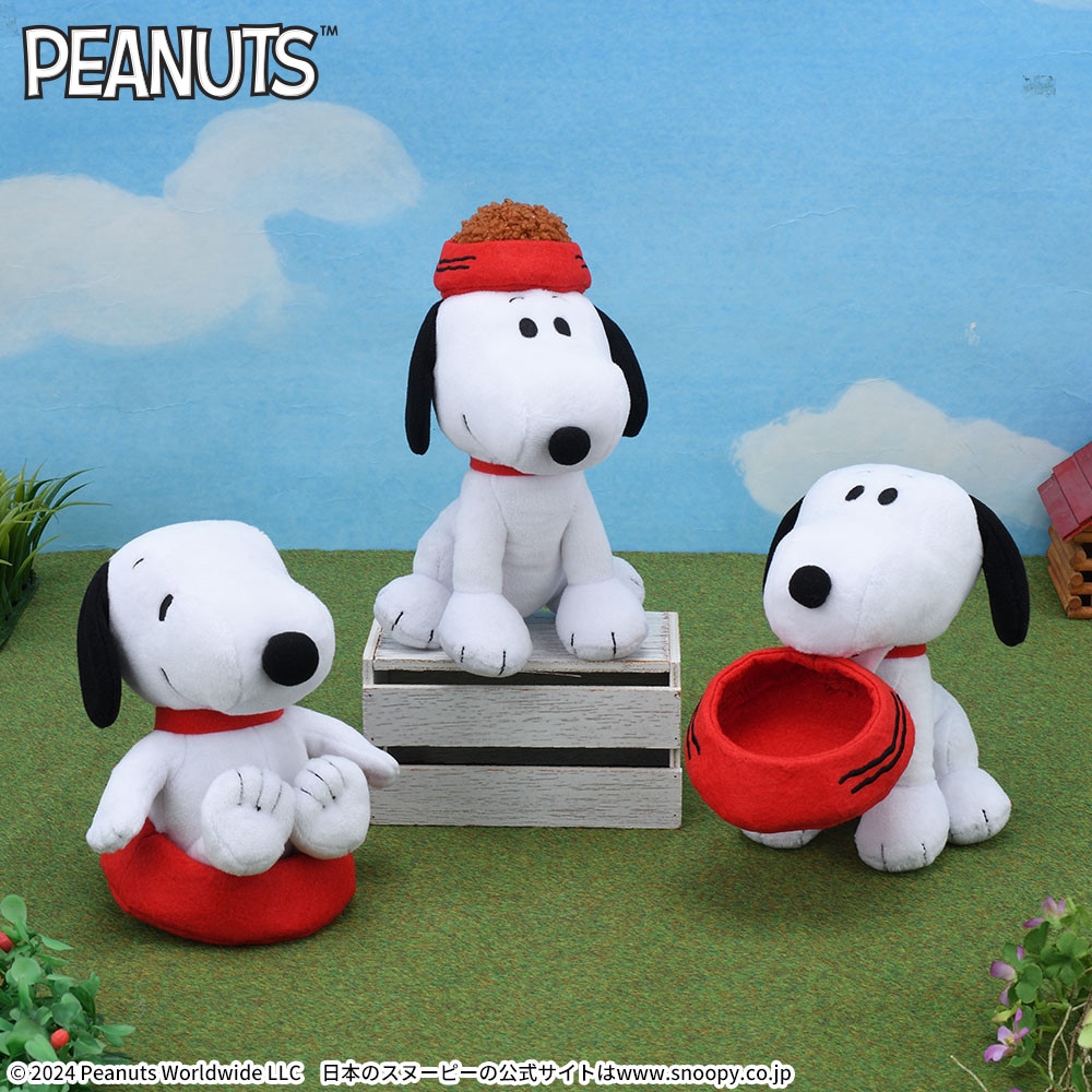 SNOOPY™　ぬいぐるみ　エサ皿Ver.