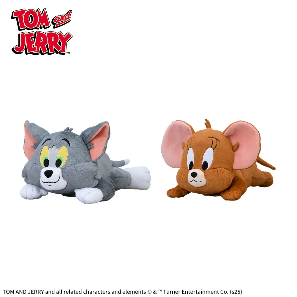 トムとジェリー寝そべりLぬいぐるみ