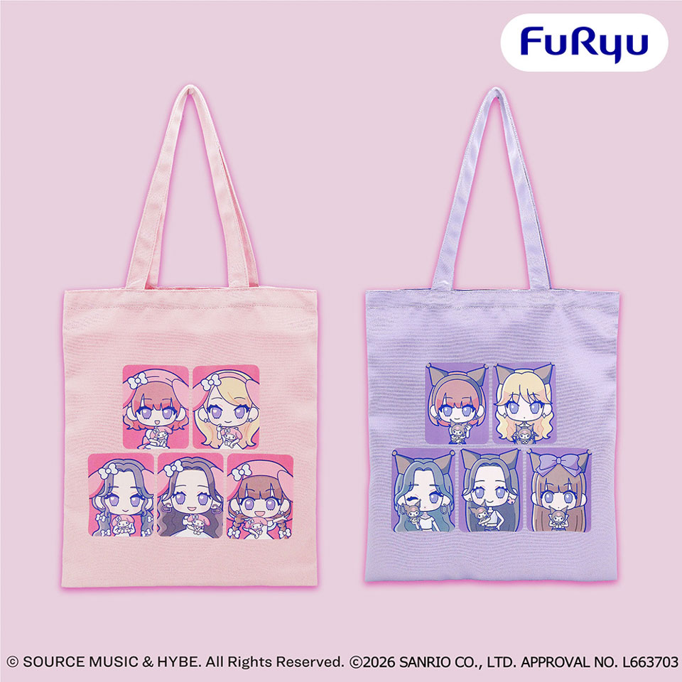 LE SSERAFIM × MY MELODY&KUROMI トートバッグ