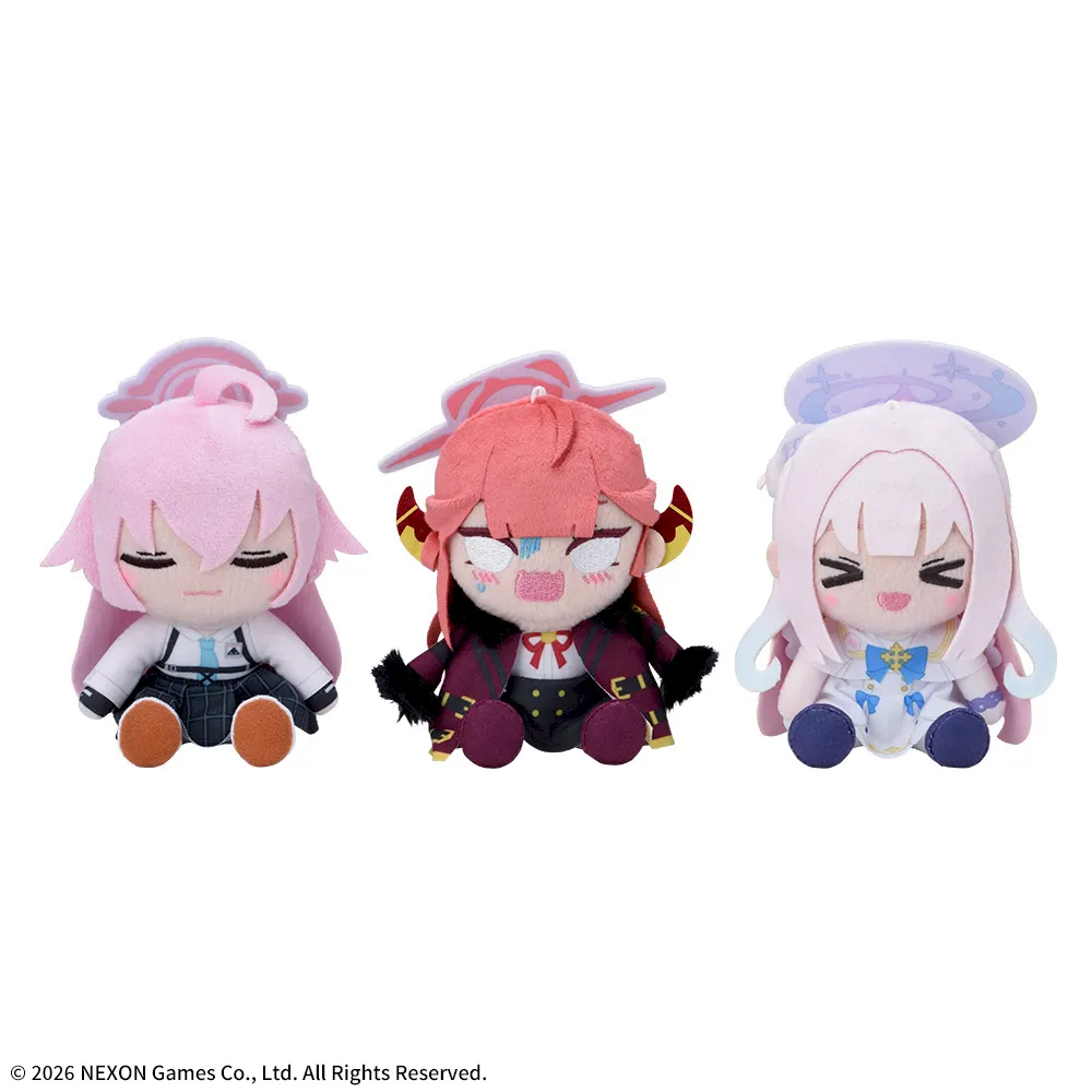 ブルーアーカイブミニぬいぐるみセガUFOキャッチャーオンライン限定表情いろいろVer.