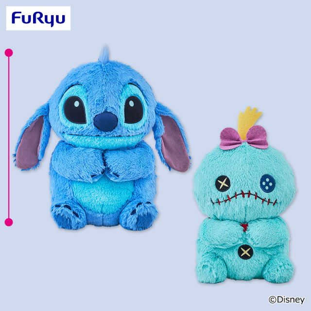 ディズニー スティッチ ぽってりおすわり 超BIGぬいぐるみ