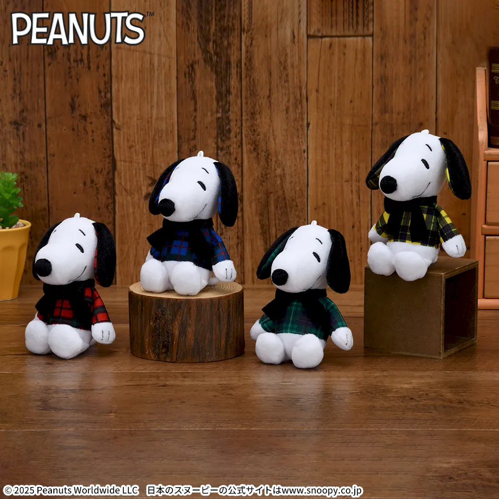 SNOOPY™マスコットチェックファッション