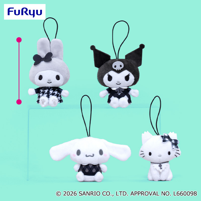 サンリオキャラクターズ モノトーンマスコット