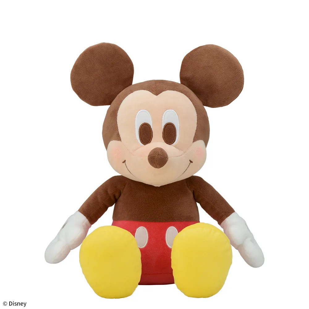 ミッキーマウス赤いほっぺLぬいぐるみ