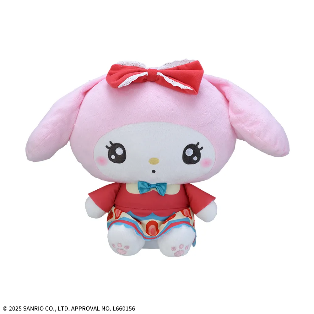 ゆるかわ　サンリオキャラクターズ　Lぬいぐるみ“マイメロディ”　ANNIVERSARY PARTY
