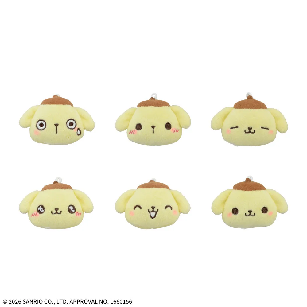 ゆるかわサンリオキャラクターズプチフェイスマスコット“ポムポムプリン”～祝30周年～