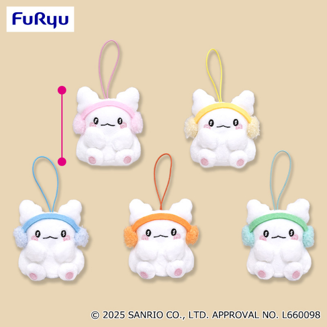 はなまるおばけ もふもふイヤーマフマスコット