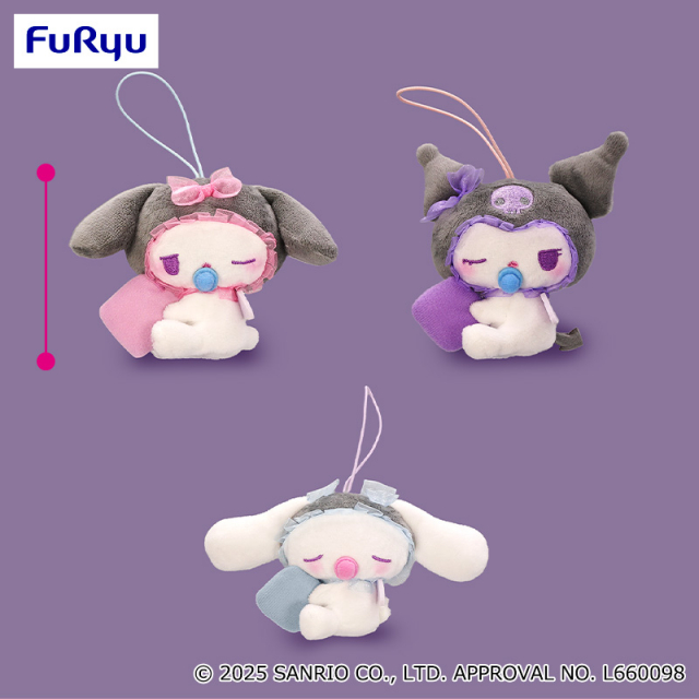 サンリオキャラクターズ ブラックナイトシュガーパーティクッションハグマスコット