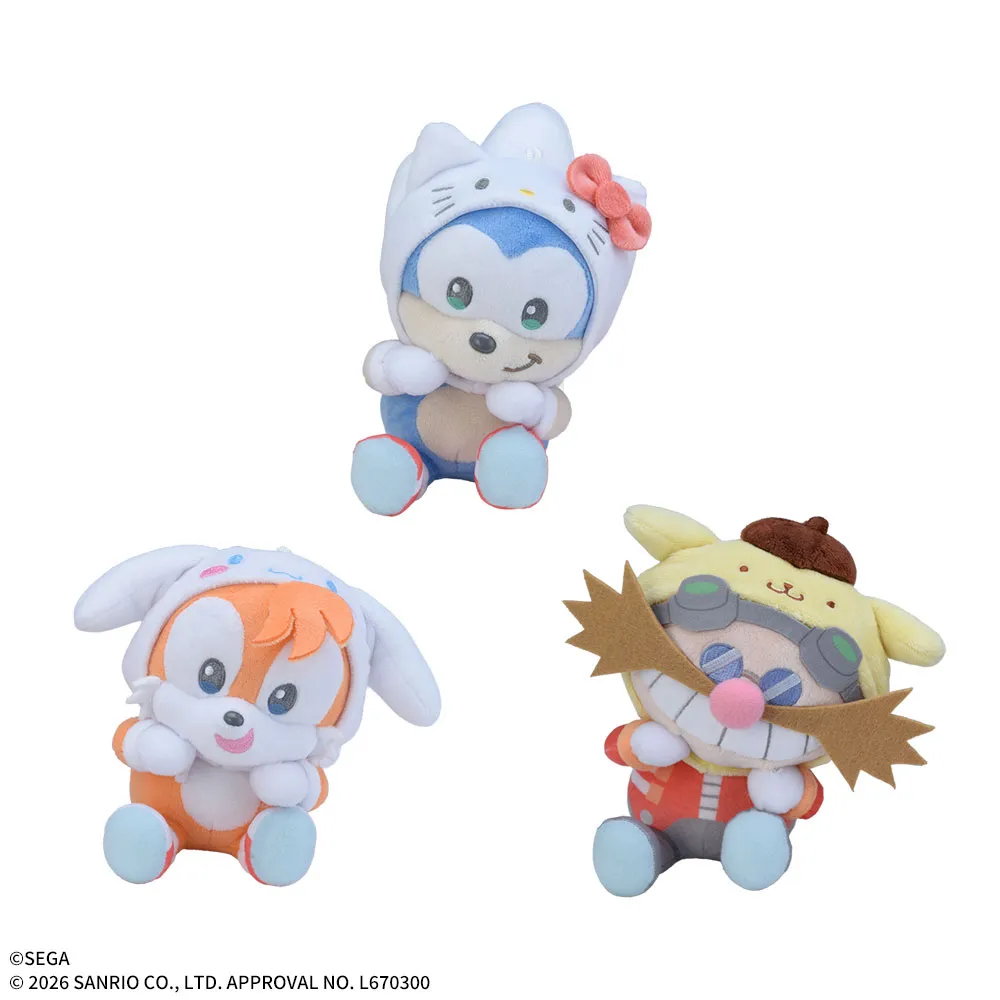 SONIC&FRIENDS×SanriocharactersひょこぴょこぬいぐるみVol.1