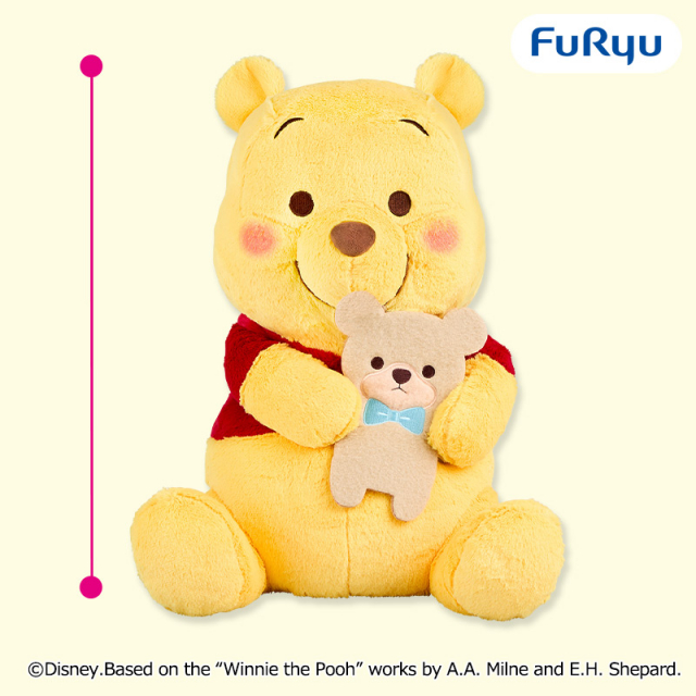 くまのプーさん FukuFuku 超超BIGぬいぐるみ～くまさんだっこ～