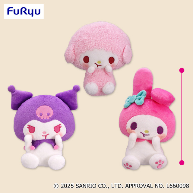 マイメロディ・クロミ むぎゅっとBIGぬいぐるみ