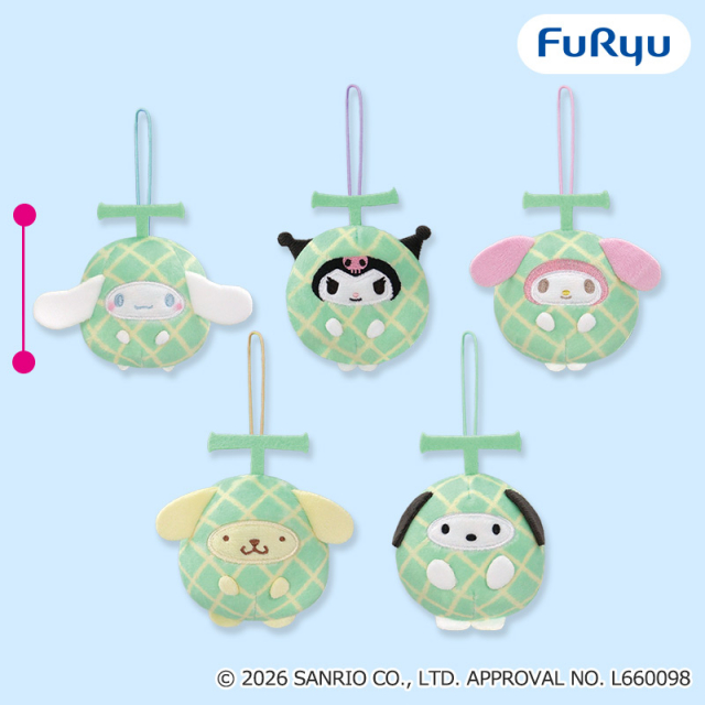 サンリオキャラクターズ フルーツきぐるみマスコット～メロン～