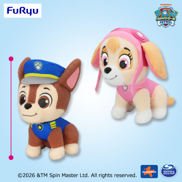 パウ・パトロール KAWAIIもふもふBIGぬいぐるみ～チェイス・スカイ～