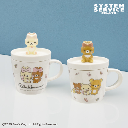 リラックマ Makeup Rilakkuma フィギュア付き小皿＆マグカップセット