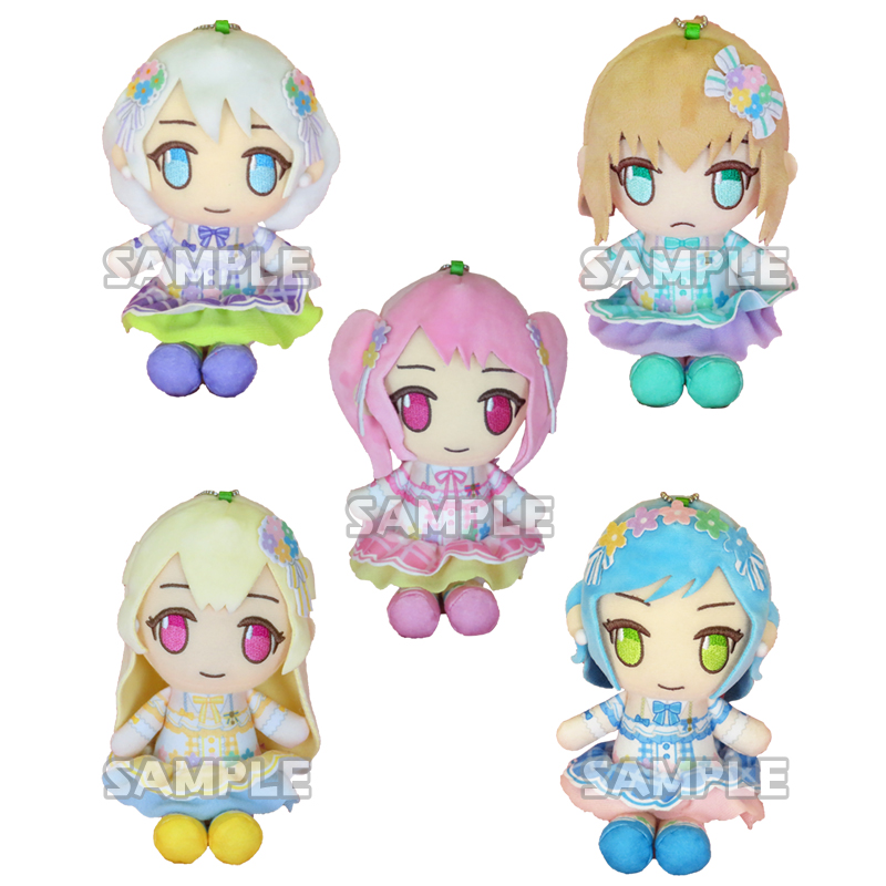 バンドリ！ ガールズバンドパーティ！　ぬいぐるみマスコットPastel*Palettes