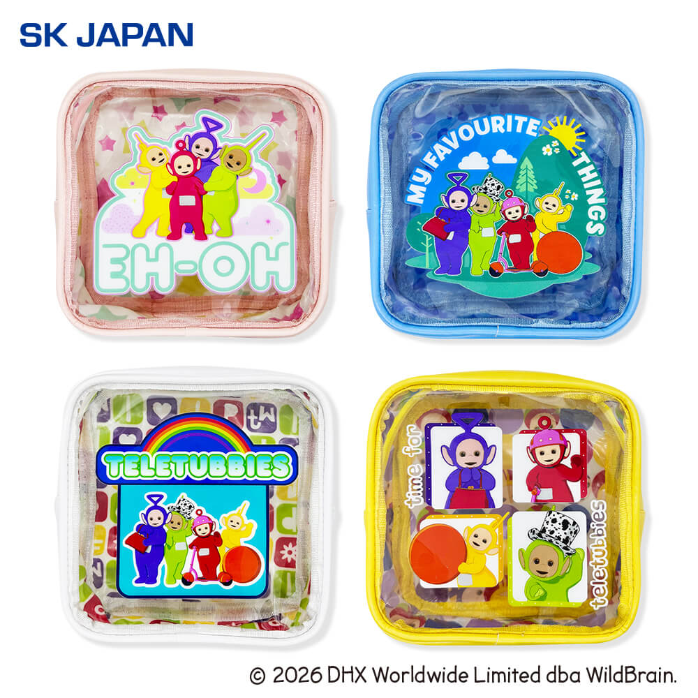 テレタビーズ 前面クリアポーチ