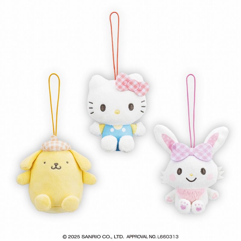 サンリオキャラクターズ くすみギンガムマスコット1